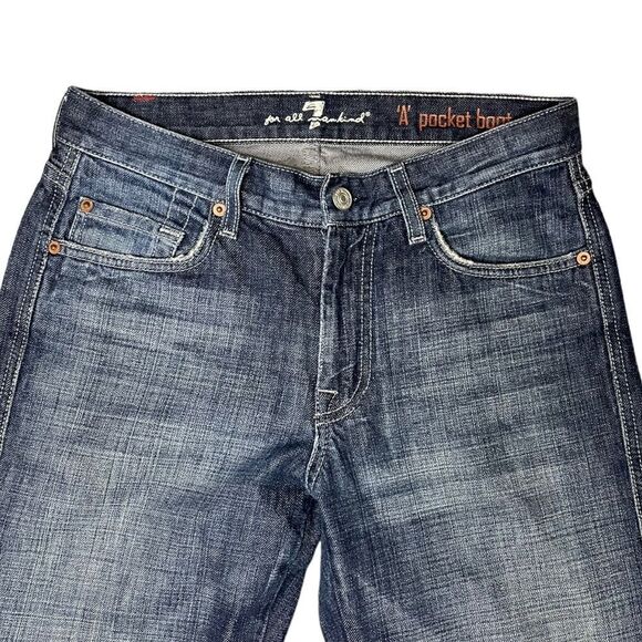 7 For All Mankind “A” Pocket Boot Jeans - Picture 3 of 8